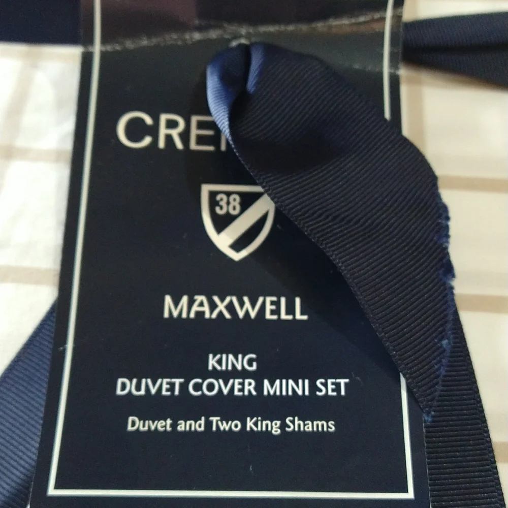 Cremieux Maxwell Plaid Duvet Cover Mini Set